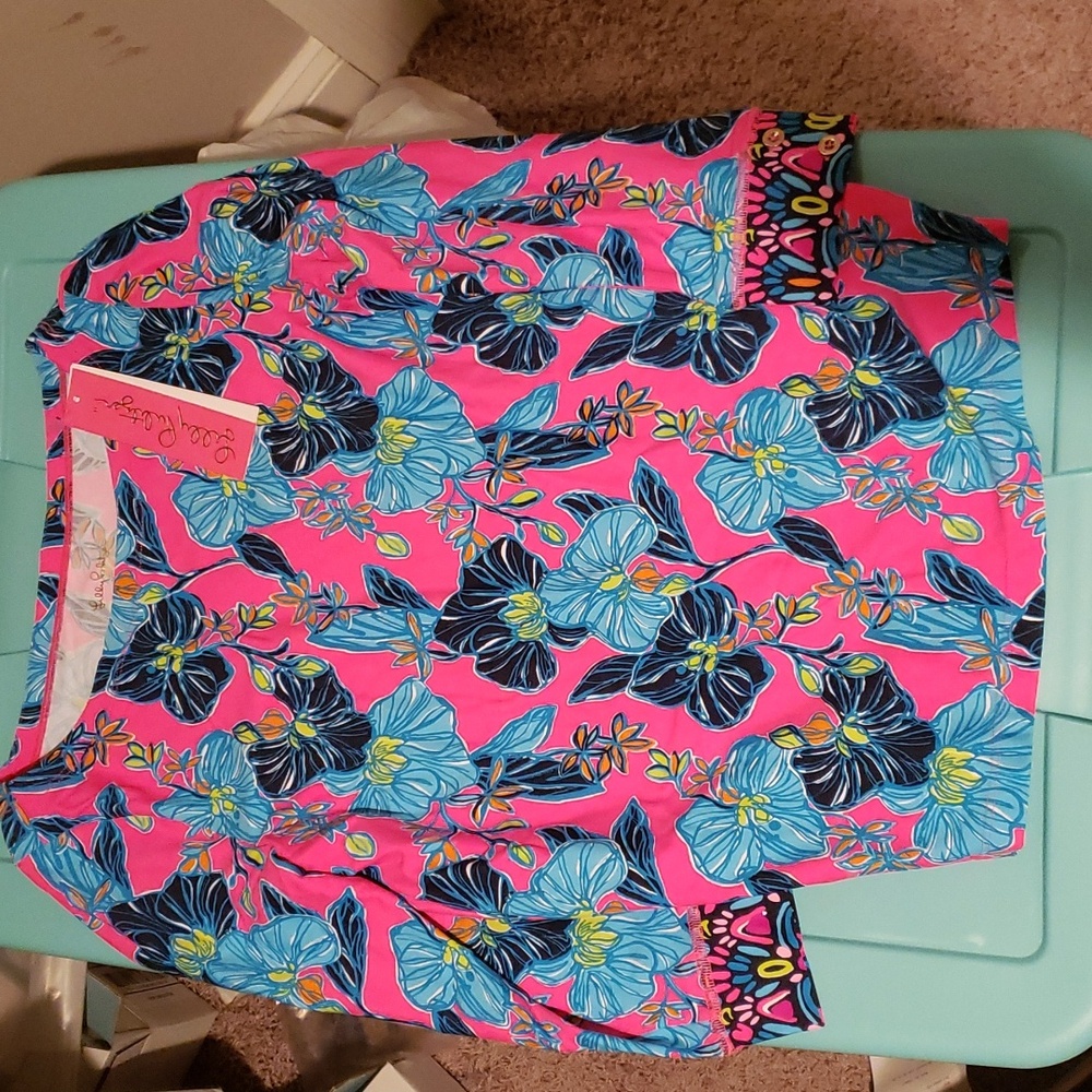 New Lilly Pulitzer Everlynn chilly lilly top